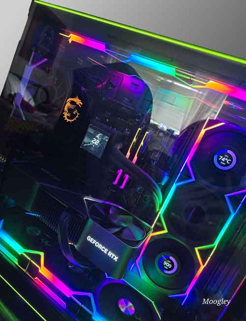 I got my PC custom built because I wanted them to be uniform.